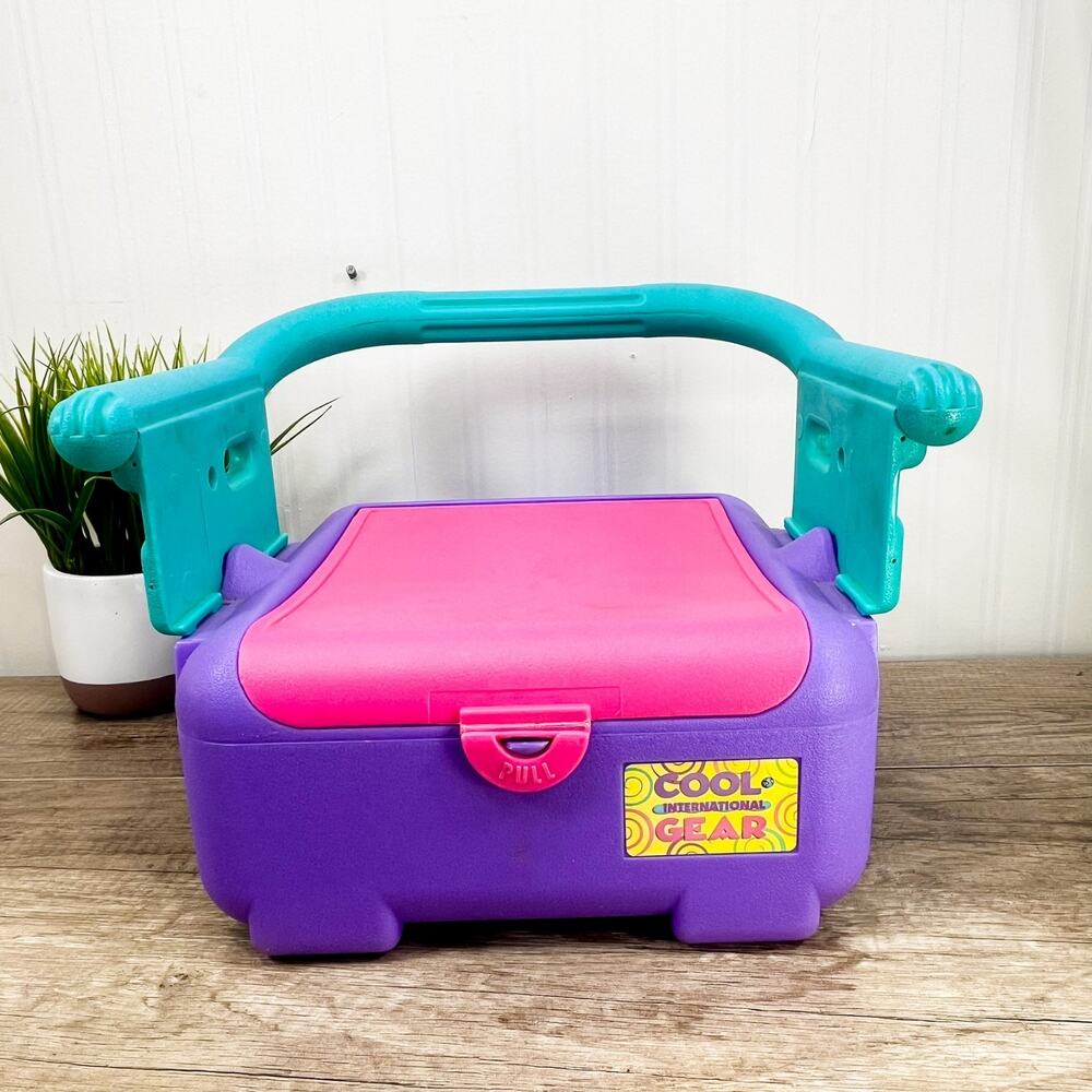 Vintage Cool Gear‎ Cooler Stadium Seat Portable Chair Vintage Kids Booster